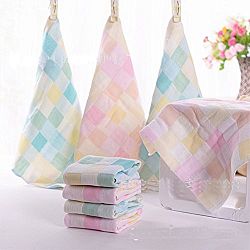 6 Pieces Ultra Soft Cotton Baby Handkerchief Newborn Infant Gauze Bath Shower Cloths Towels Bibs, 100% Cotton