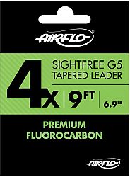 AirFlo Sightfree G5 Fluorocarbon Tapered Leader