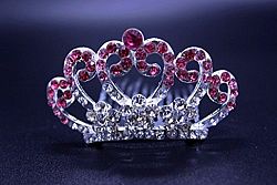 Exquisite Baby/Flower Girls Rhinestones Tiara Crown Comb