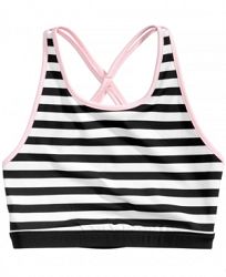Ideology Striped Bikini Swim Top, Big Girls, Created for Macy's