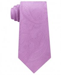 Michael Kors Men's Satin Texture Paisley Silk Tie