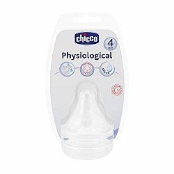 Chicco 81628000000 Pack of 2 Physiological Fast Flow Silicone Teats