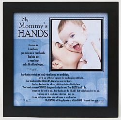 Grandparent Gifts My Mommy's Hands black wall/table frame Space for photo 8x8 by The Grandparent Gift Co.
