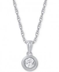 Diamond Pendant Necklace (1/5 ct. t. w. ) in 14k White Gold
