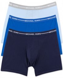 Michael Kors Men's Ultimate Cotton Stretch Boxer Briefs, 3-Pack
