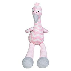 Trend Lab Flamingo Plush Toy, Pink/White/Gray