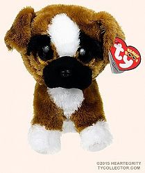Ty Beanie Boos BRUTUS the 6 Boxer Dog by ToySDEPOT