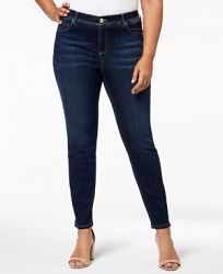 I. n. c. Plus Size Tummy-Control Skinny Jeans, Created for Macy's