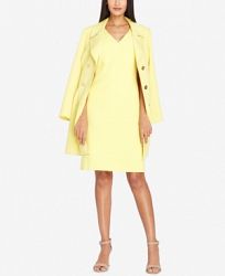 Tahari Asl Double-Breasted Trench Coat