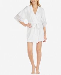 Blue by Betsey Johnson "Mrs. " Sheer Lace Robe