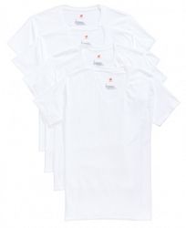 Hanes Men's 4-Pk. Platinum Comfort Fit V-Neck T-Shirts