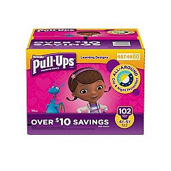 Huggies Pull-ups Traning Pants for Girls (Size XL, 4T - 5T, 102 ct. )