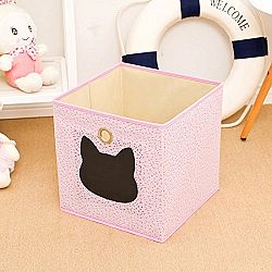 GreenSun(TM) Non-woven Large Capacity Folding Children Toys Storage Box Stationery Makeup Cosmetic Organizer Fashinable Clothing Container
