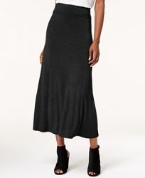 kensie Solid Knit Maxi Skirt