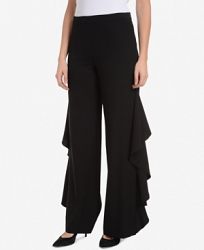 Ny Collection Ruffled Wide-Leg Pants
