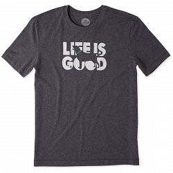 Life is Good Men's Knockout Dog Cool Tee