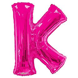 Kaleidoscope Foil Letter Balloon (K) (Pink)