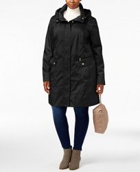 Cole Haan Signature Plus Size Packable Raincoat