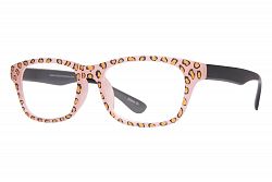 Evolutioneyes Handpainted Blush Cheetah Reading Glasses