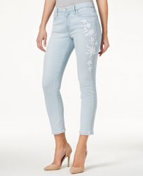 Joe's Jeans The Icon Crop Embroidered Jeans