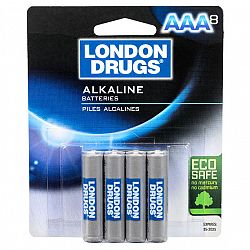London Drugs AAA Alkaline Batteries - 8 pack