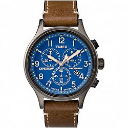 Timex Expedition Scout Watch - Brown/Blue - TW4B09000ZA