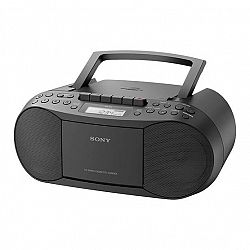 Sony CD/Cassette/AM/FM Boombox - Black - CFDS70BLK