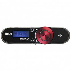 RCA Sportsclip MP3 Player - Black/Red - TH2014