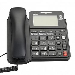 AT&T Big Button Corded Phone with Caller ID - Black - CL4940