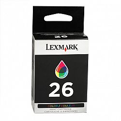 Lexmark 26 High Resolution Ink Cartridge - Colour - 10N012