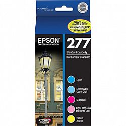 Epson 277 Multi-Pack Colour Ink Cartridges - Cyan/Magenta/Yellow/Light Cyan/Light Magenta - T277920-S