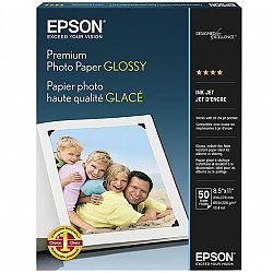 Epson Premium Photo Paper Glossy - 8.5 x 11 inch - 50 sheets - S041667