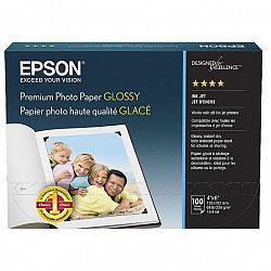 Epson Premium Glossy Photo Paper - 4 x 6inch Borderless - 100 Sheets - S041727