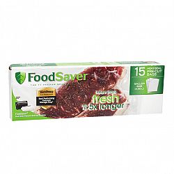 FoodSaver Gallon Freezer Heat-Seal Bags - 15's