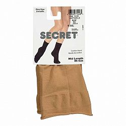 Secret Mid Length Comfort Band Socks - Nude