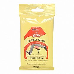 Kiwi Express Clean & Shine Wipes - 15's