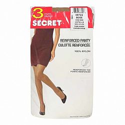 Secret Stockings Value Pack - One Size - Beige - 3 pair