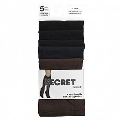 Secret Trouser Socks - 5 pairs - Assorted