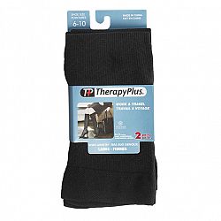 Therapy Plus Ladies Trouser Socks - Chevron Pattern - 2 Pair