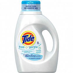 Tide Liquid Laundry Detergent - Free & Gentle - 1.47L/32 use