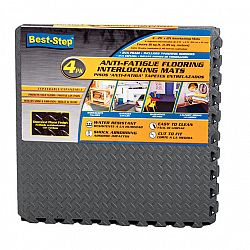 Best-Step Anti-Fatigue Flooring Interlocking Mats - 4 pack - 2 x 2 ft.