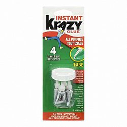 Krazy Glue Single Use Tubes - 4's