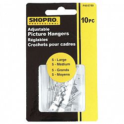 Shopro Adjustable Picture Hangers - 10's