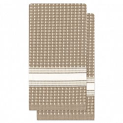 Kitchenworks Over Sized Tea Towel - Taupe - 2 pack