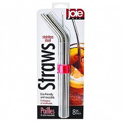 Joie MSC Stainless Steel Straws - 8 pieces
