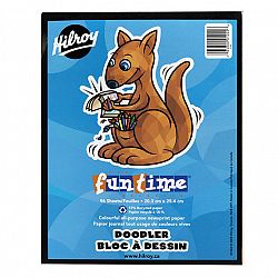 Hilroy Funtime Doodler Pad - 8 x 10 inch - 96 sheets