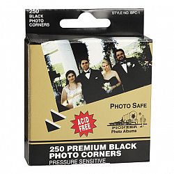 Pioneer Black Photo Corners
