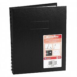 Blueline NotePro Hardcover Notebook - 192 pages - Black