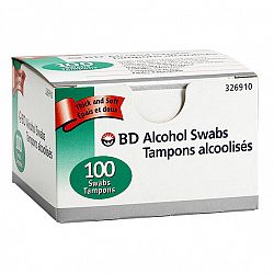 BD Alcohol Swabs - 100's