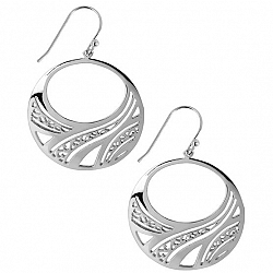 Haskell Silver Filigree Earrings